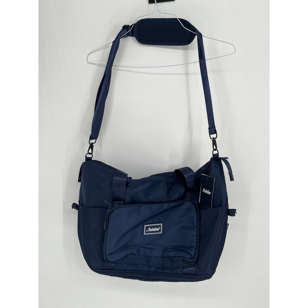 NEW The Foldie Multipurpose Travel Bag - Navy Blue 22'W x 14"H x 8"D